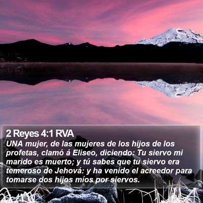 2 Reyes 4:1 RVA Bible Verse Image