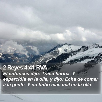 2 Reyes 4:41 RVA Bible Verse Image