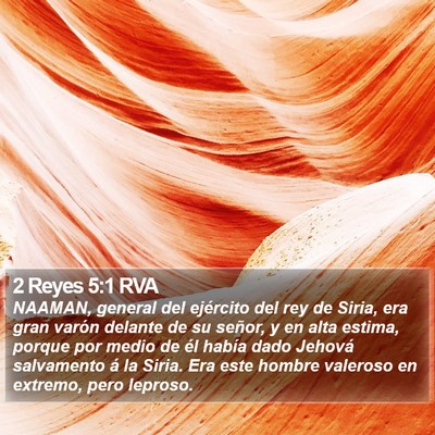 2 Reyes 5:1 RVA Bible Verse Image