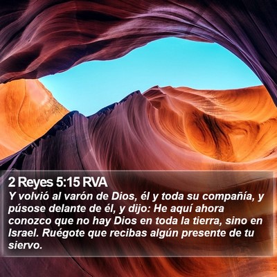 2 Reyes 5:15 RVA Bible Verse Image