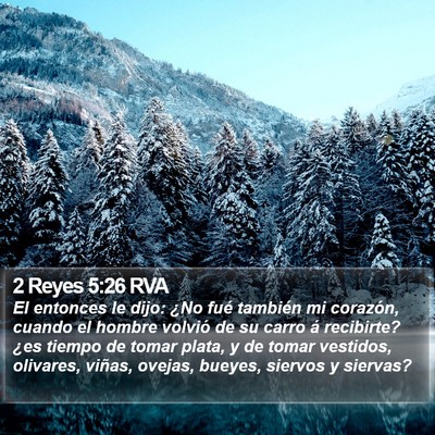 2 Reyes 5:26 RVA Bible Verse Image