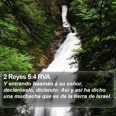 2 Reyes 5:4 RVA Bible Verse Image