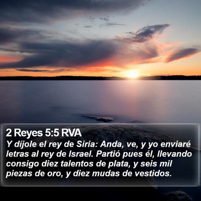 2 Reyes 5:5 RVA Bible Verse Image