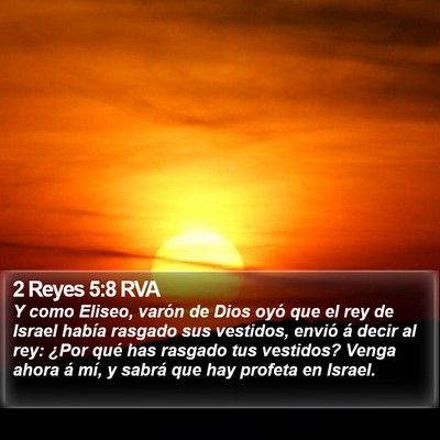 2 Reyes 5:8 RVA Bible Verse Image
