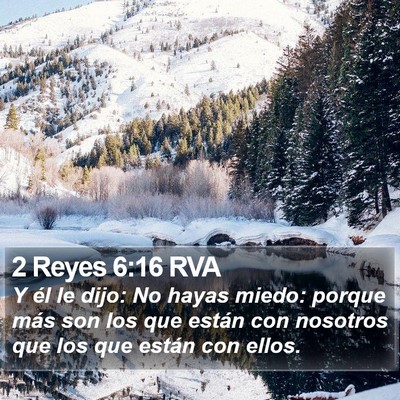 2 Reyes 6:16 RVA Bible Verse Image