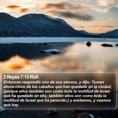 2 Reyes 7:13 RVA Bible Verse Image
