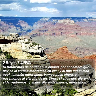 2 Reyes 7:4 RVA Bible Verse Image