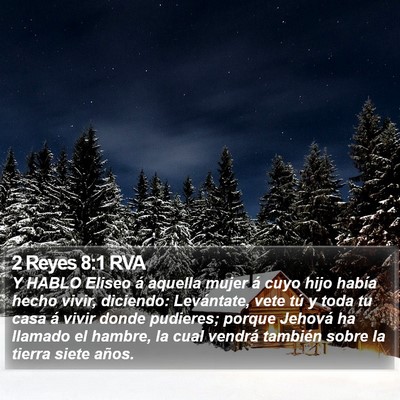2 Reyes 8:1 RVA Bible Verse Image