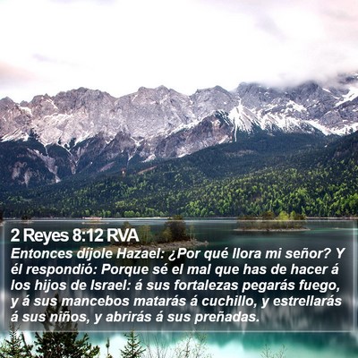 2 Reyes 8:12 RVA Bible Verse Image