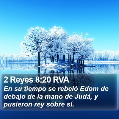 2 Reyes 8:20 RVA Bible Verse Image