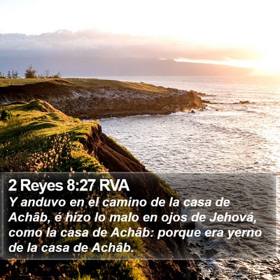 2 Reyes 8:27 RVA Bible Verse Image