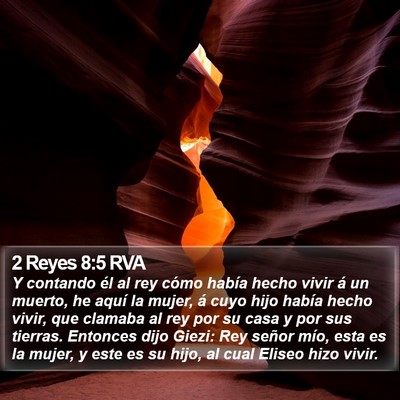 2 Reyes 8:5 RVA Bible Verse Image