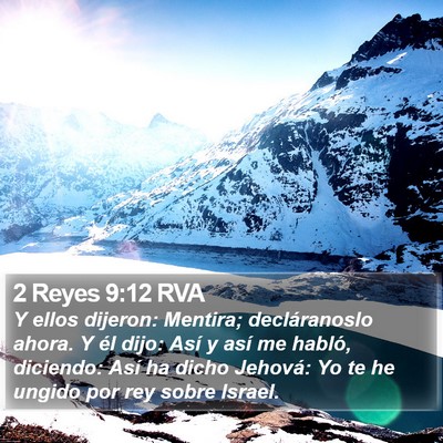 2 Reyes 9:12 RVA Bible Verse Image