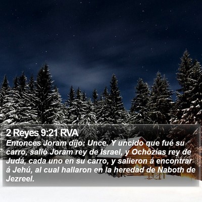 2 Reyes 9:21 RVA Bible Verse Image