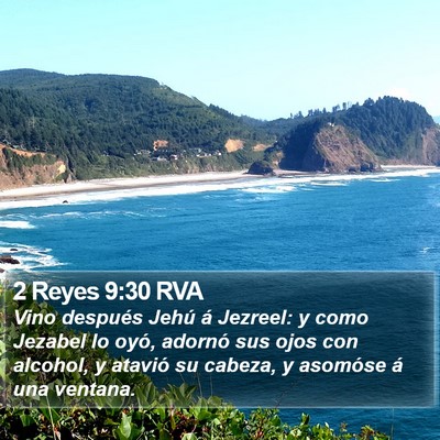 2 Reyes 9:30 RVA Bible Verse Image