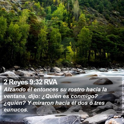2 Reyes 9:32 RVA Bible Verse Image