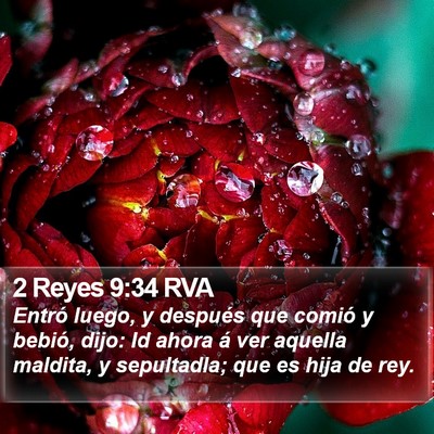2 Reyes 9:34 RVA Bible Verse Image