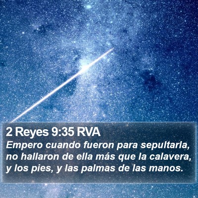 2 Reyes 9:35 RVA Bible Verse Image