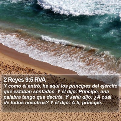 2 Reyes 9:5 RVA Bible Verse Image