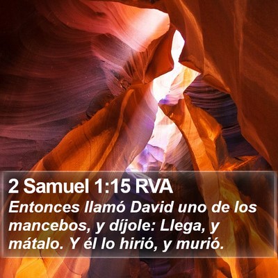 2 Samuel 1:15 RVA Bible Verse Image