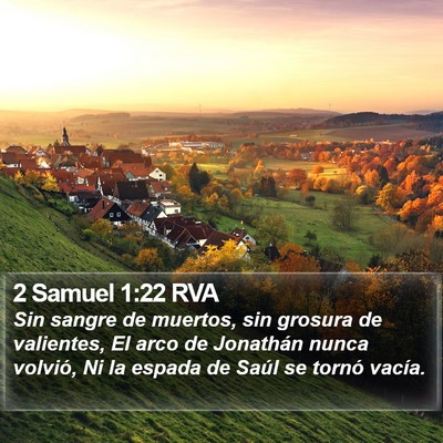 2 Samuel 1:22 RVA Bible Verse Image