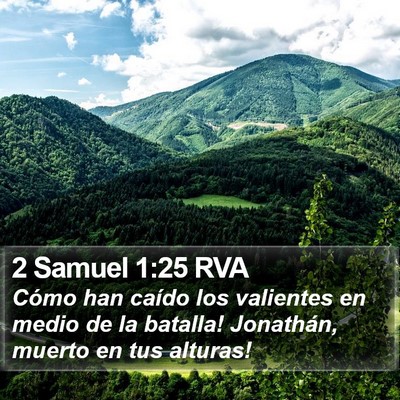 2 Samuel 1:25 RVA Bible Verse Image