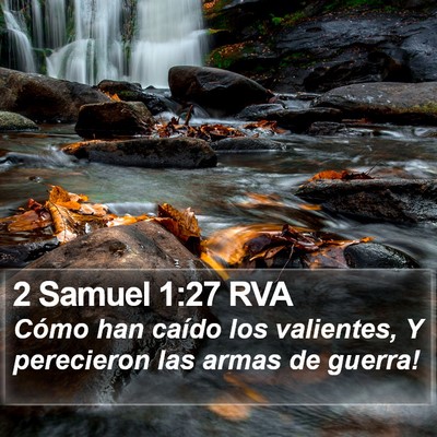 2 Samuel 1:27 RVA Bible Verse Image