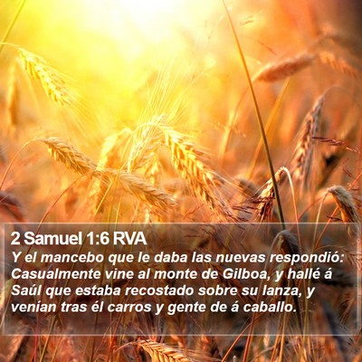 2 Samuel 1:6 RVA Bible Verse Image