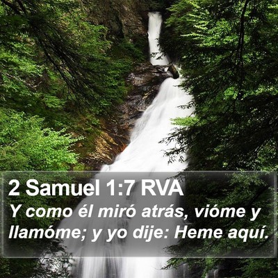 2 Samuel 1:7 RVA Bible Verse Image
