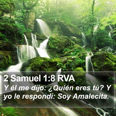 2 Samuel 1:8 RVA Bible Verse Image