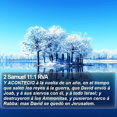 2 Samuel 11:1 RVA Bible Verse Image