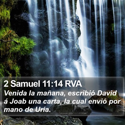 2 Samuel 11:14 RVA Bible Verse Image