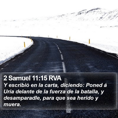 2 Samuel 11:15 RVA Bible Verse Image