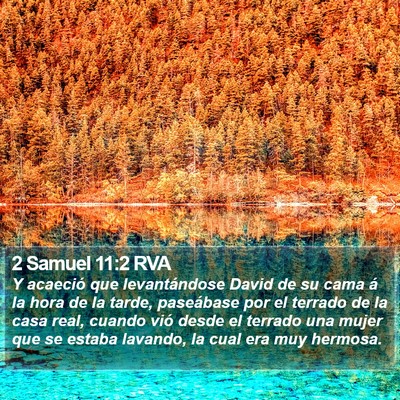 2 Samuel 11:2 RVA Bible Verse Image