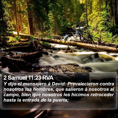 2 Samuel 11:23 RVA Bible Verse Image