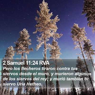 2 Samuel 11:24 RVA Bible Verse Image