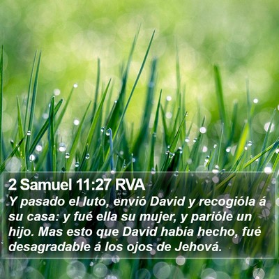 2 Samuel 11:27 RVA Bible Verse Image
