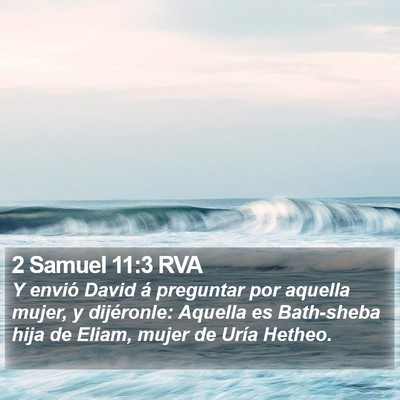 2 Samuel 11:3 RVA Bible Verse Image