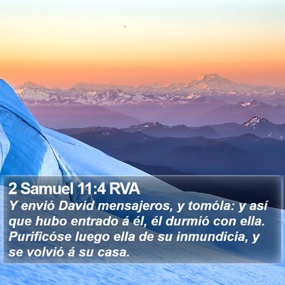 2 Samuel 11:4 RVA Bible Verse Image