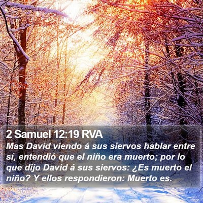 2 Samuel 12:19 RVA Bible Verse Image