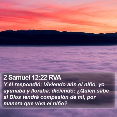 2 Samuel 12:22 RVA Bible Verse Image
