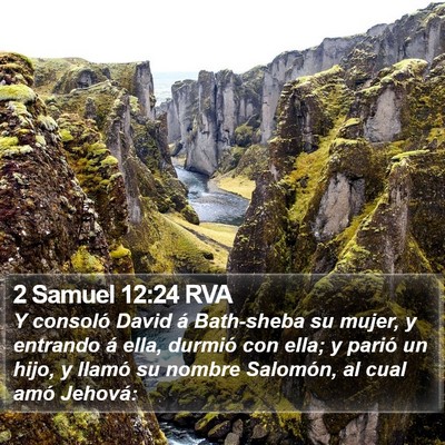 2 Samuel 12:24 RVA Bible Verse Image