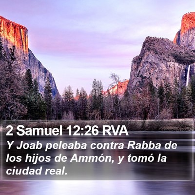 2 Samuel 12:26 RVA Bible Verse Image