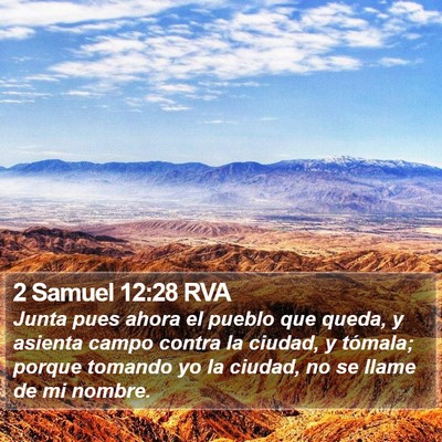 2 Samuel 12:28 RVA Bible Verse Image