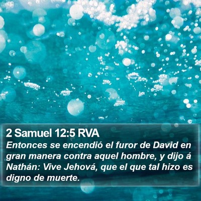 2 Samuel 12:5 RVA Bible Verse Image