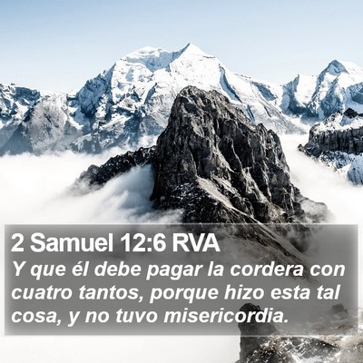 2 Samuel 12:6 RVA Bible Verse Image