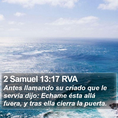 2 Samuel 13:17 RVA Bible Verse Image