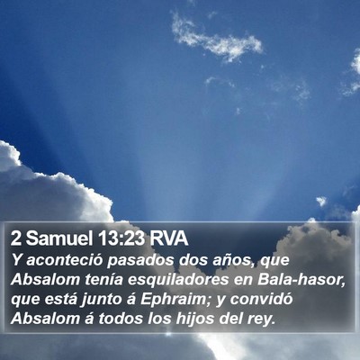 2 Samuel 13:23 RVA Bible Verse Image