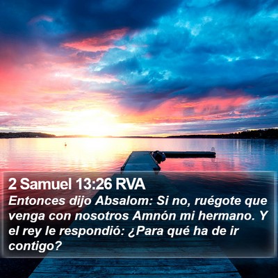 2 Samuel 13:26 RVA Bible Verse Image