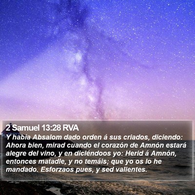 2 Samuel 13:28 RVA Bible Verse Image